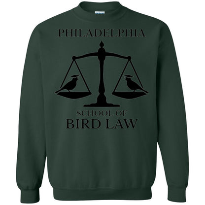 Lawyers T-shirt Philadelphia School Of Bird Law Forest Green