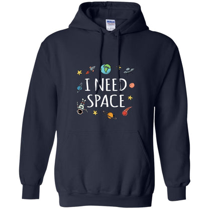 Funny I Need Space T-shirt Navy