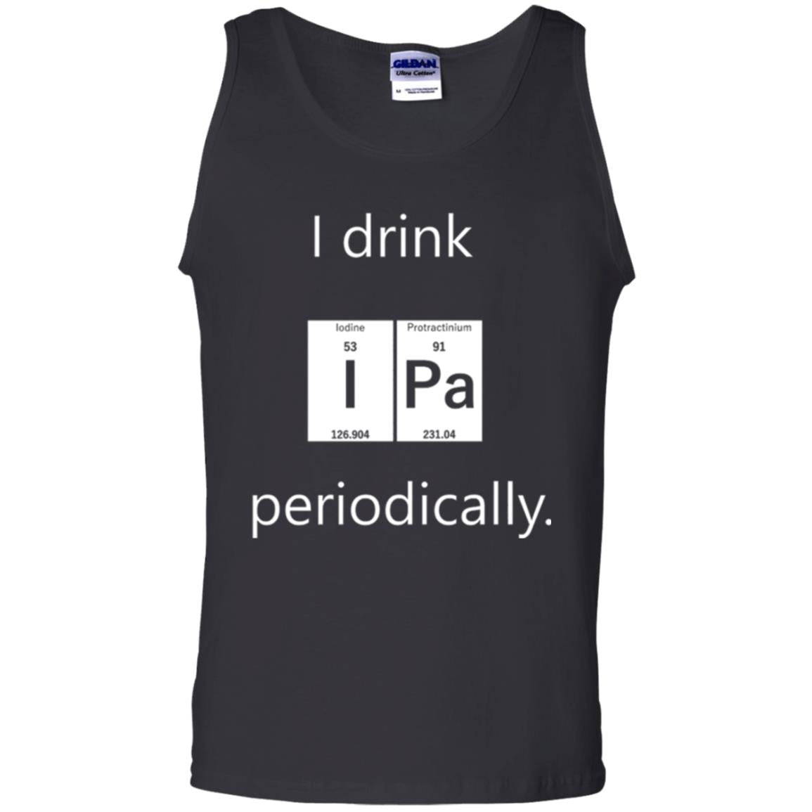 Chemistry T-shirt Drink Ipa Periodically Black