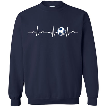 Heartbeat Soccer Lover T-shirt Navy