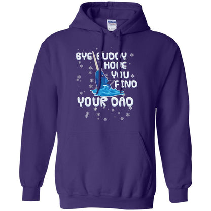 Funny Narwhal T-shirt Bye Buddy Hope You Find Your Day Purple