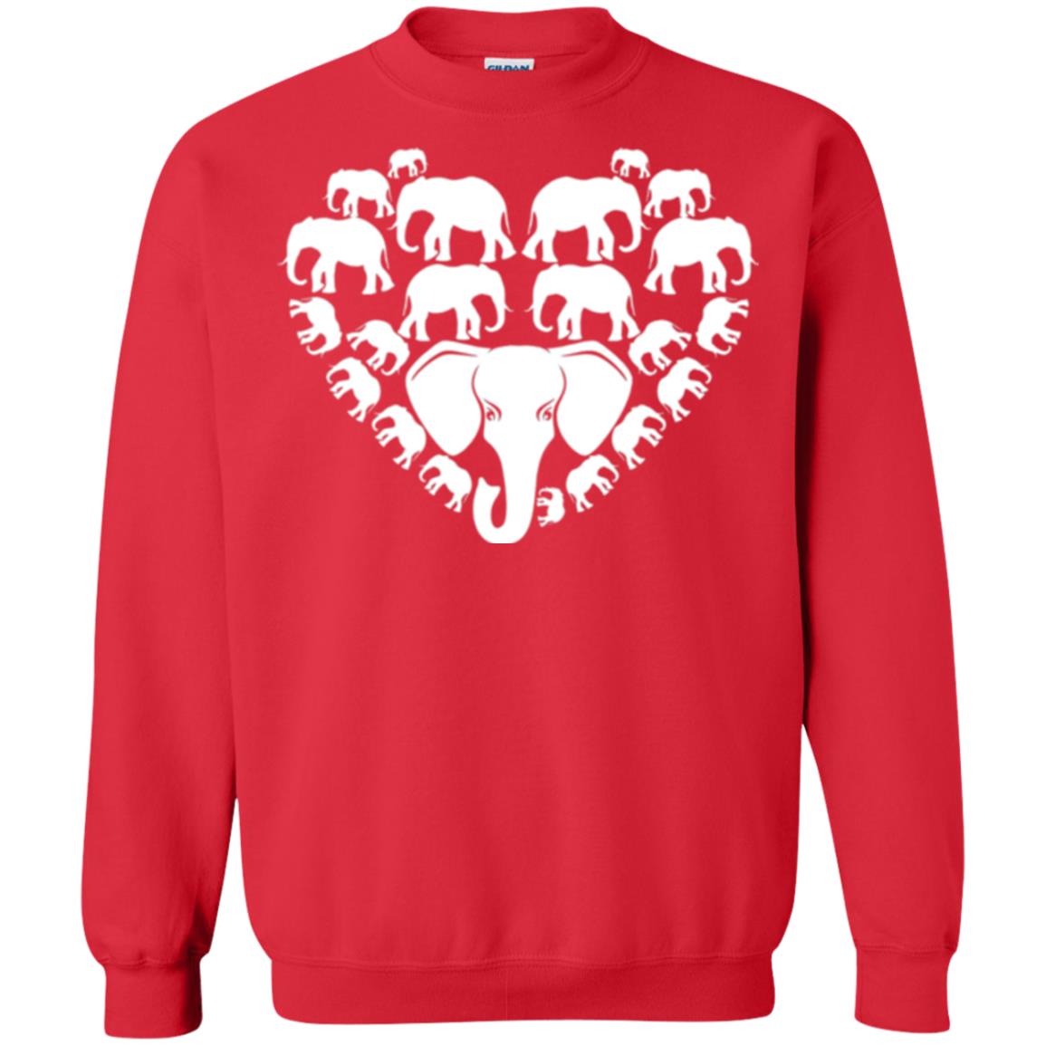Elephant Lovers T-shirt Special Elephant Heart Red