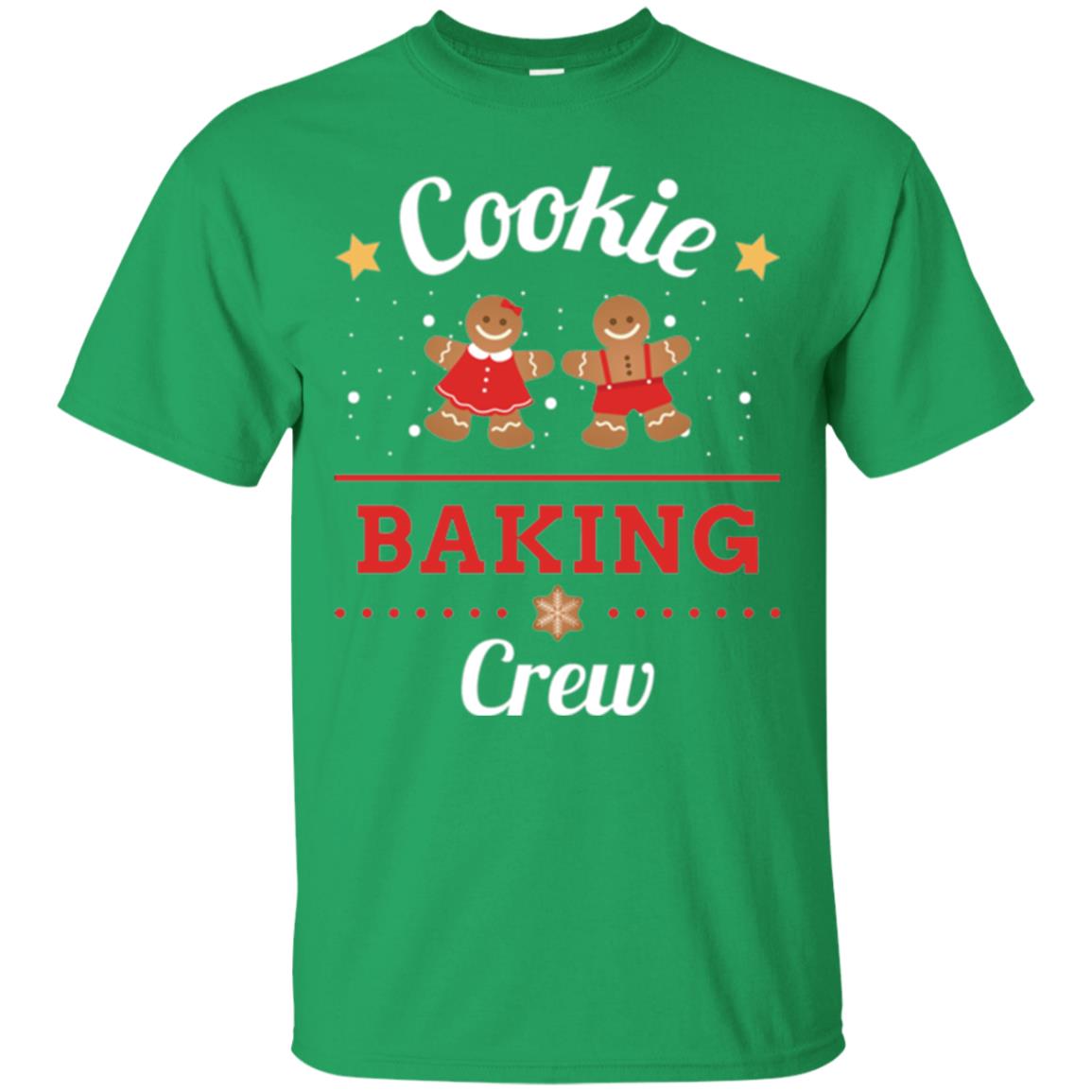 Christmas T-shirt Gingerbread Cookie Baking Crew Irish Green