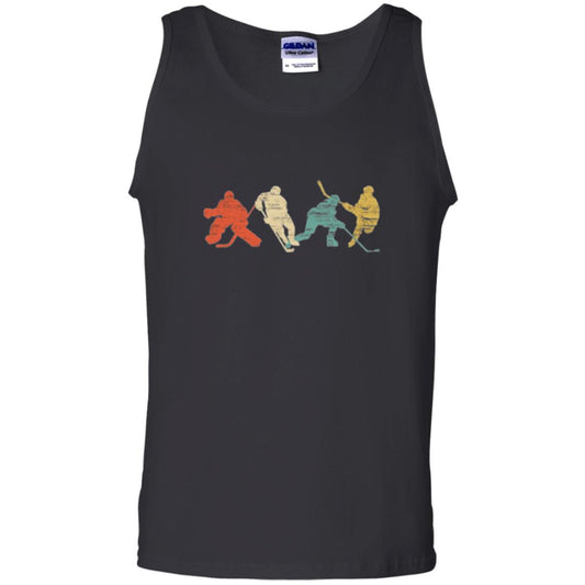 Classic Vintage Style Ice Hockey T-shirt Black