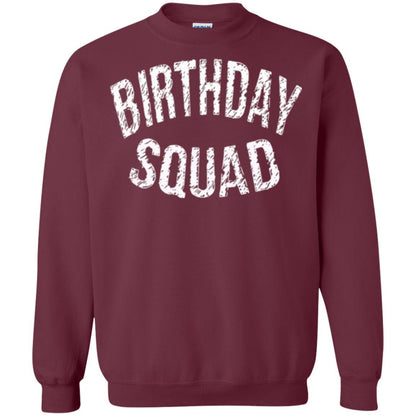 Birthday Squad T-shirt Maroon
