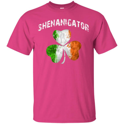 Shenanigator T-shirt St Patrick_s Day Shamrock Heliconia
