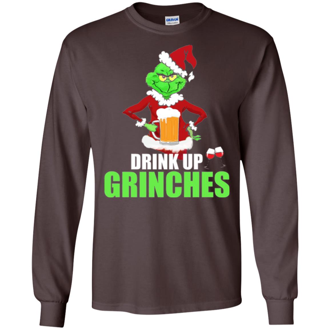 Christmas T-shirt Drink Up Grinches Dark Chocolate