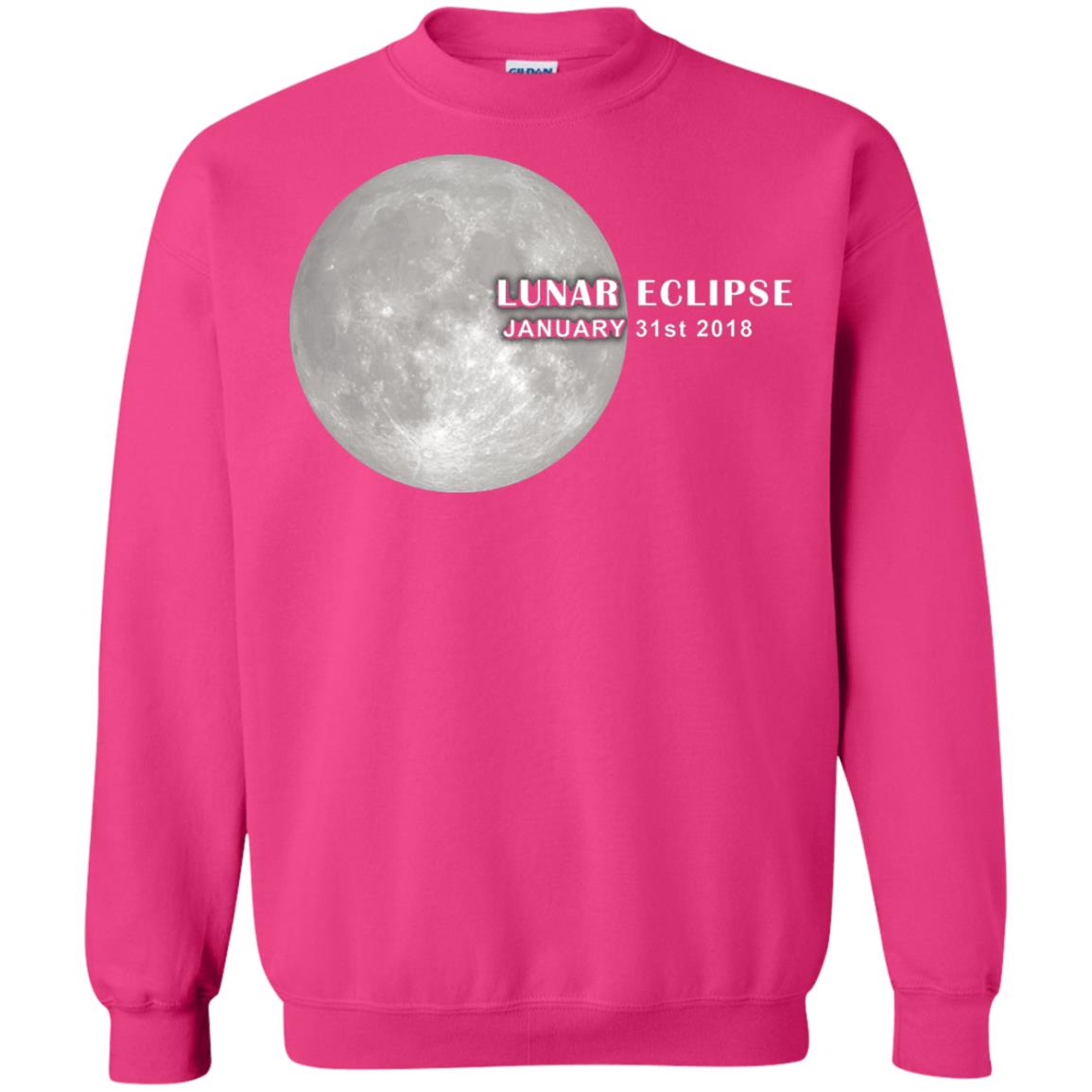 Eclipse January 31st 2018 Total Lunar Eclipse Shirts Heliconia