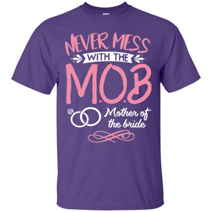 Mother Of The Bride Shirt Never Mess With Purple