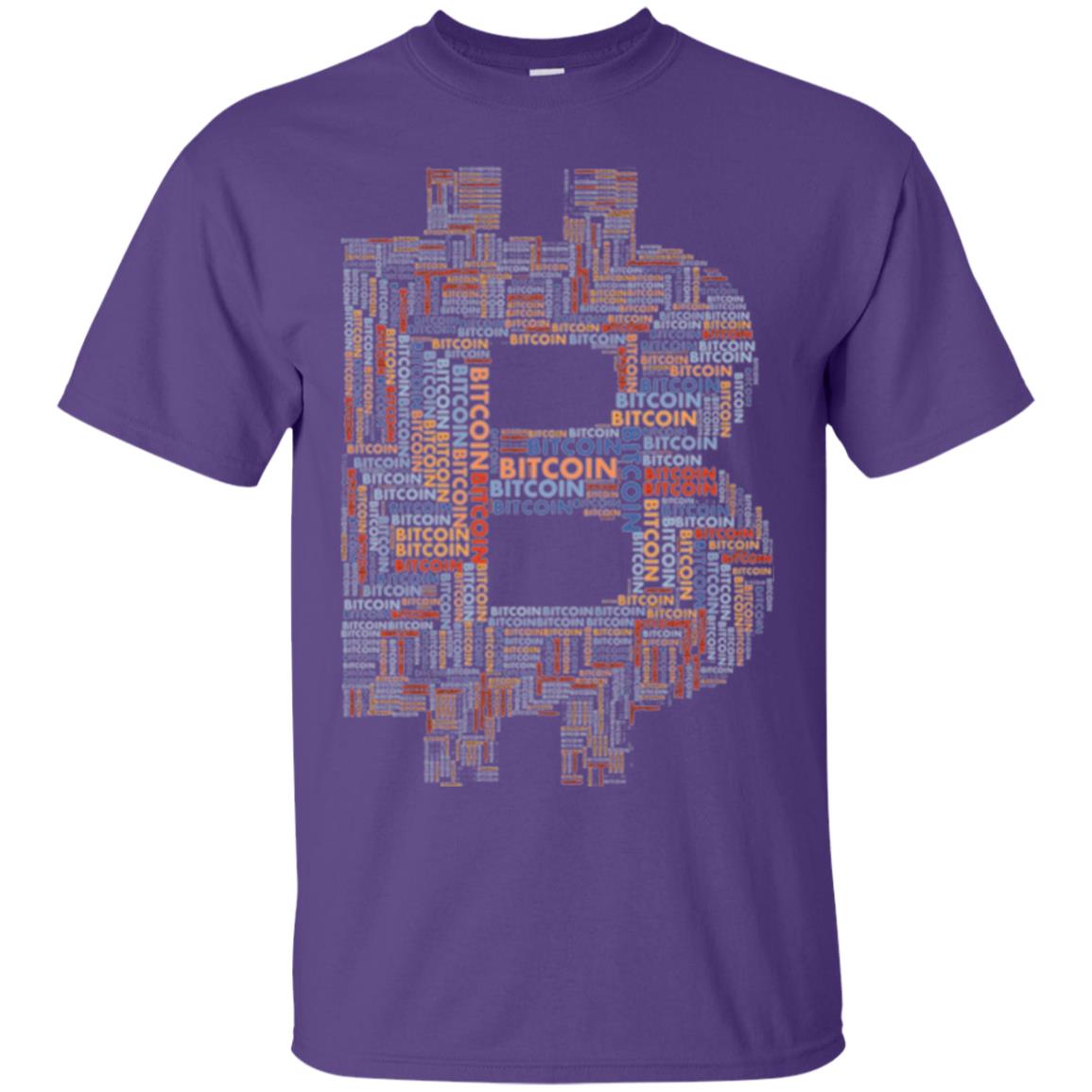 Bitcoin T-shirt Purple
