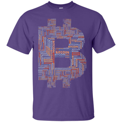 Bitcoin T-shirt Purple