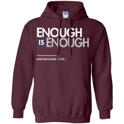 Enough Is Enough Gun Control T-shirt Maroon