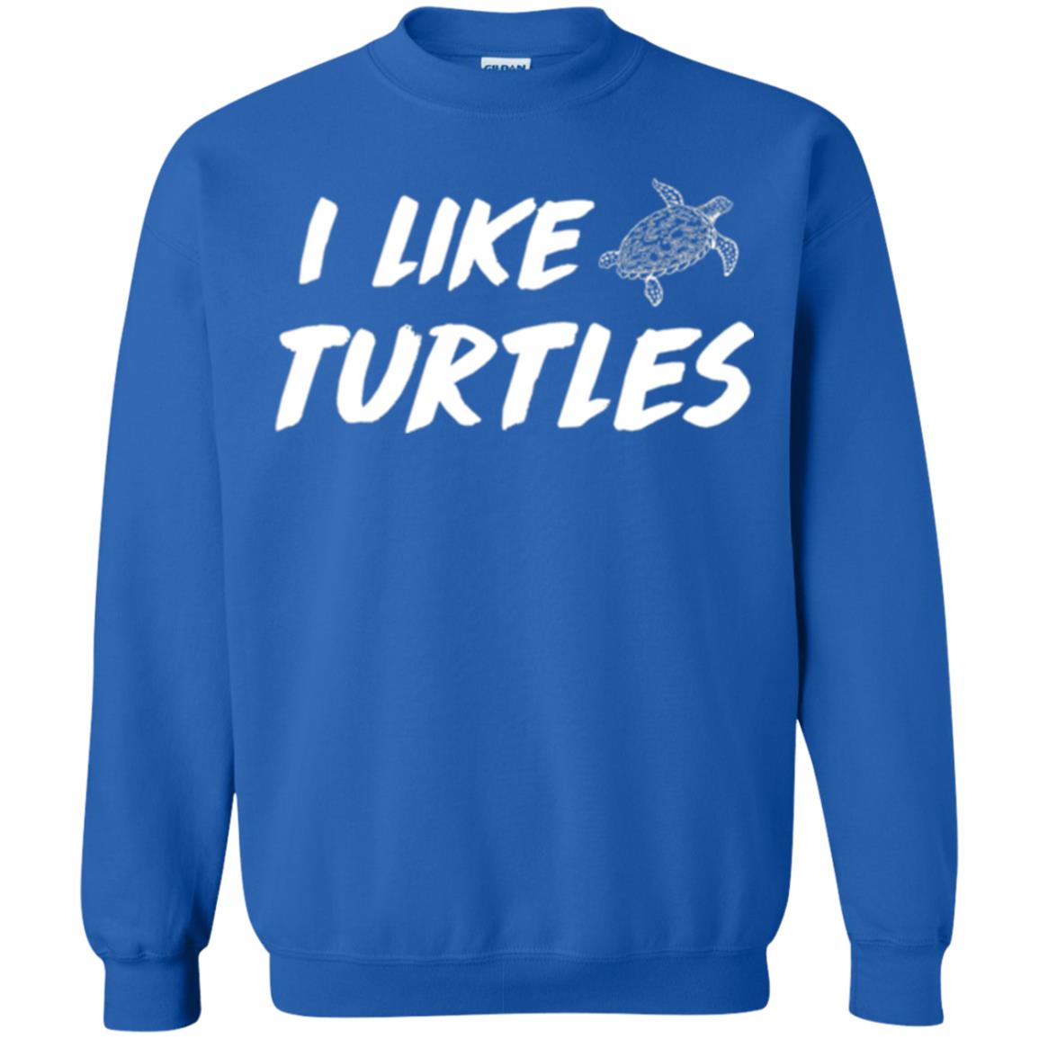 I Like Turtles T-shirt Royal