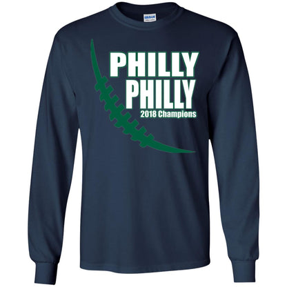 Football Lover T-shirt Philly Philly 2018 Championship Navy