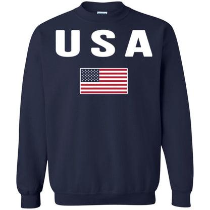 American Flag Us America United States T-shirt Navy