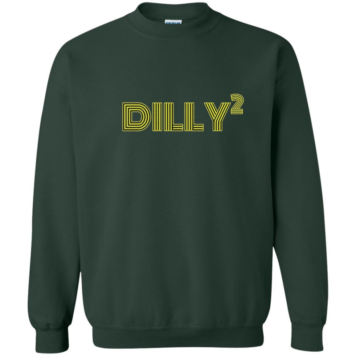 Christmas T-shirt Dilly Squared Forest Green