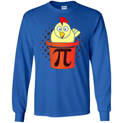 Chicken Pot Pi Funny Math T-shirt Royal