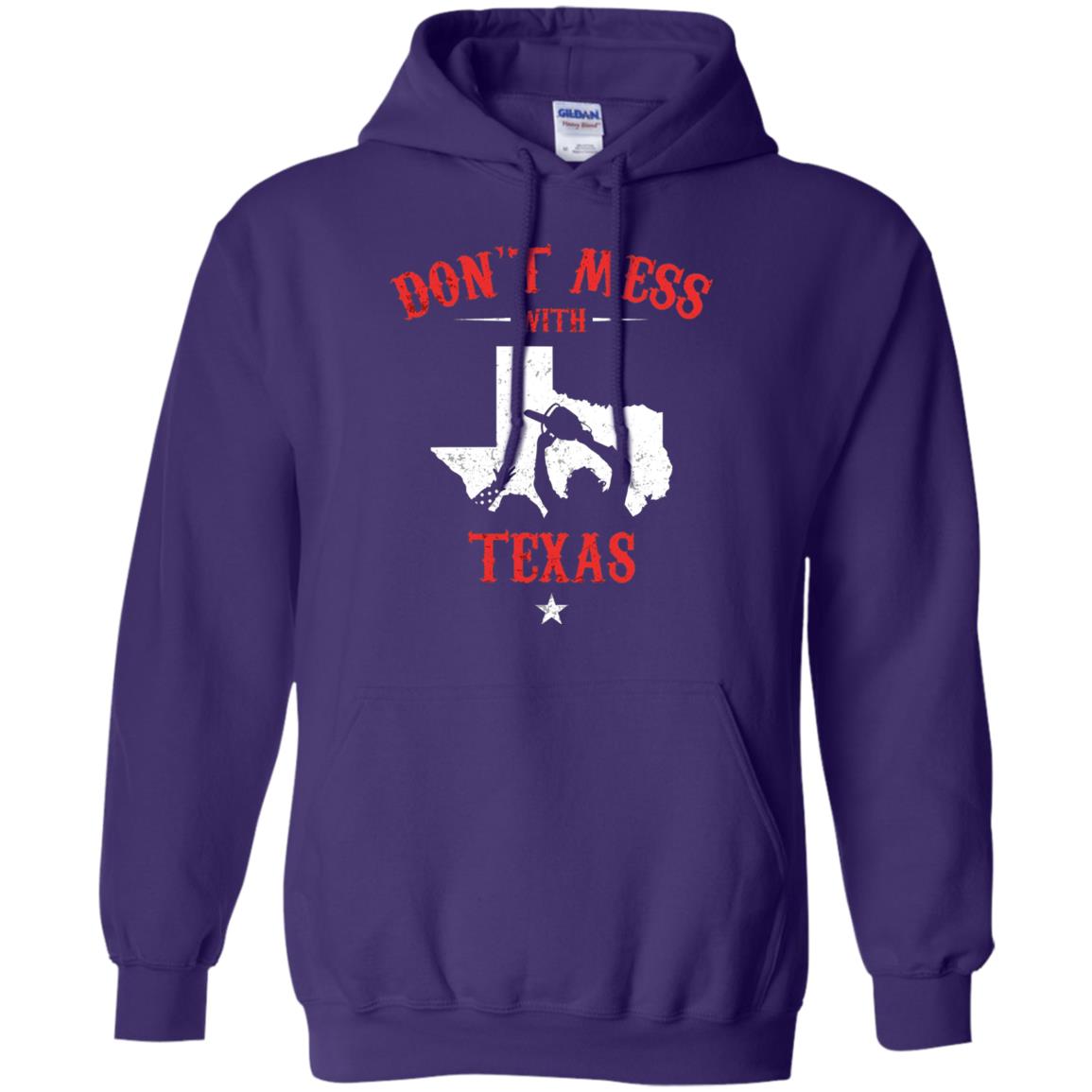 Don_t Mess With Texas Chainsaw T-shirt Purple