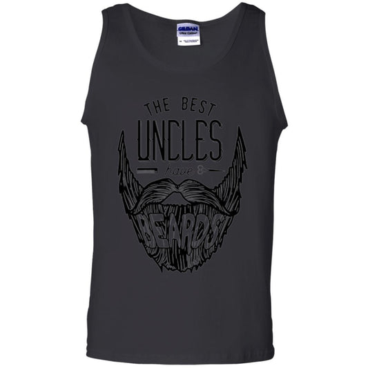 Funny Uncle T-shirt The Best Uncles Have Beards Black