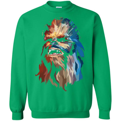 Chewbacca Art T-shirt Irish Green
