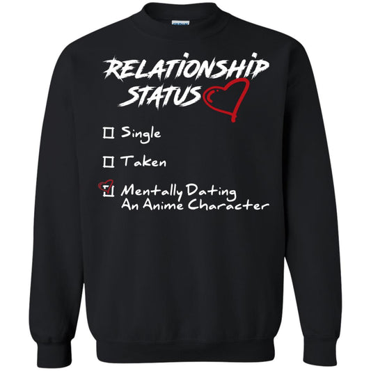 Relationship Status Mentally Dating An Anime Character Gift Shirt For Anime Lover