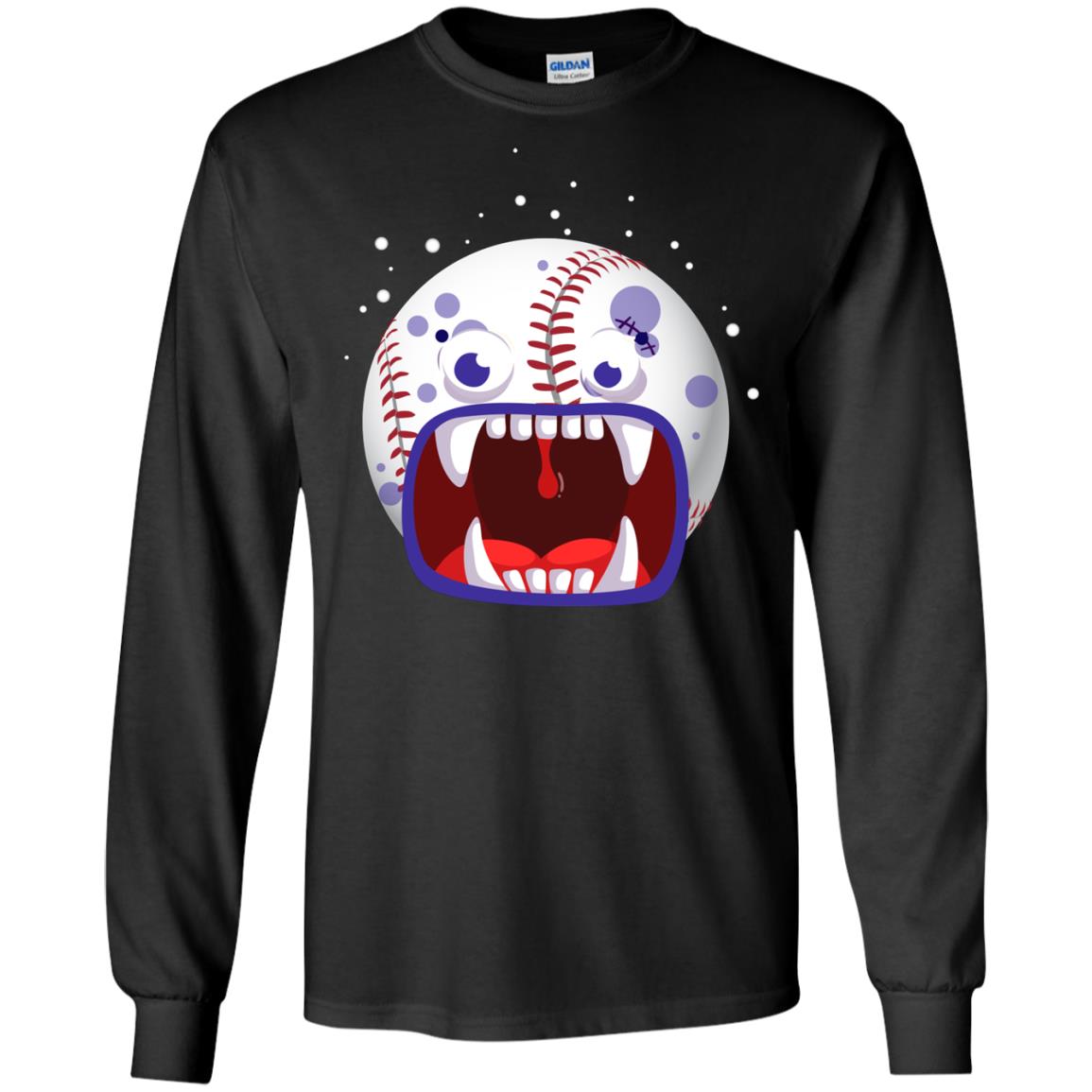 Baseball Halloween Shirt Black