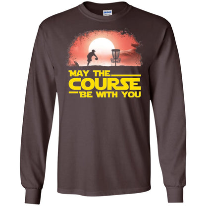 May The Course Be With You T-shirt Dark Chocolate