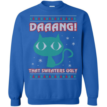 Cat Lovers T-shirt Daaang! That Sweaters Ugly Royal