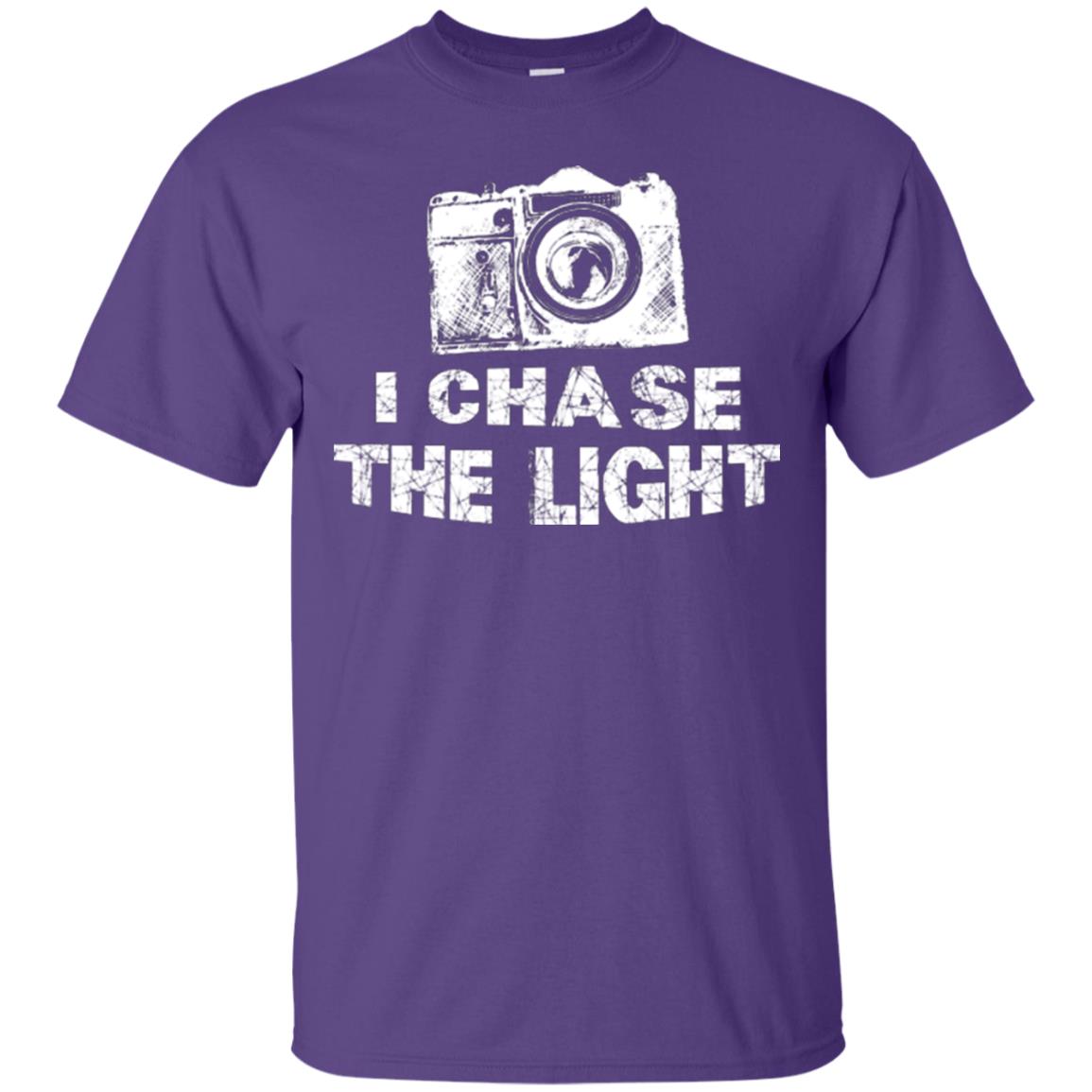 Photographer T-shirt I Chase The Light Purple