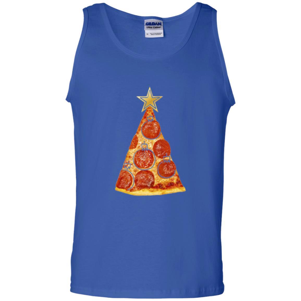 Merry Christmas T-shirt Pizza Slice Christmas Tree