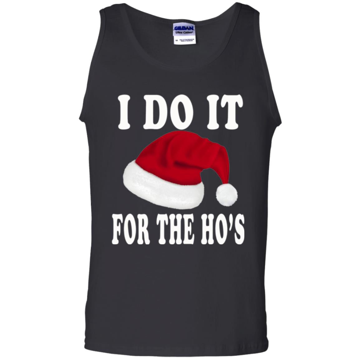 Christmas T-shirt I Do It For The Ho_s Black