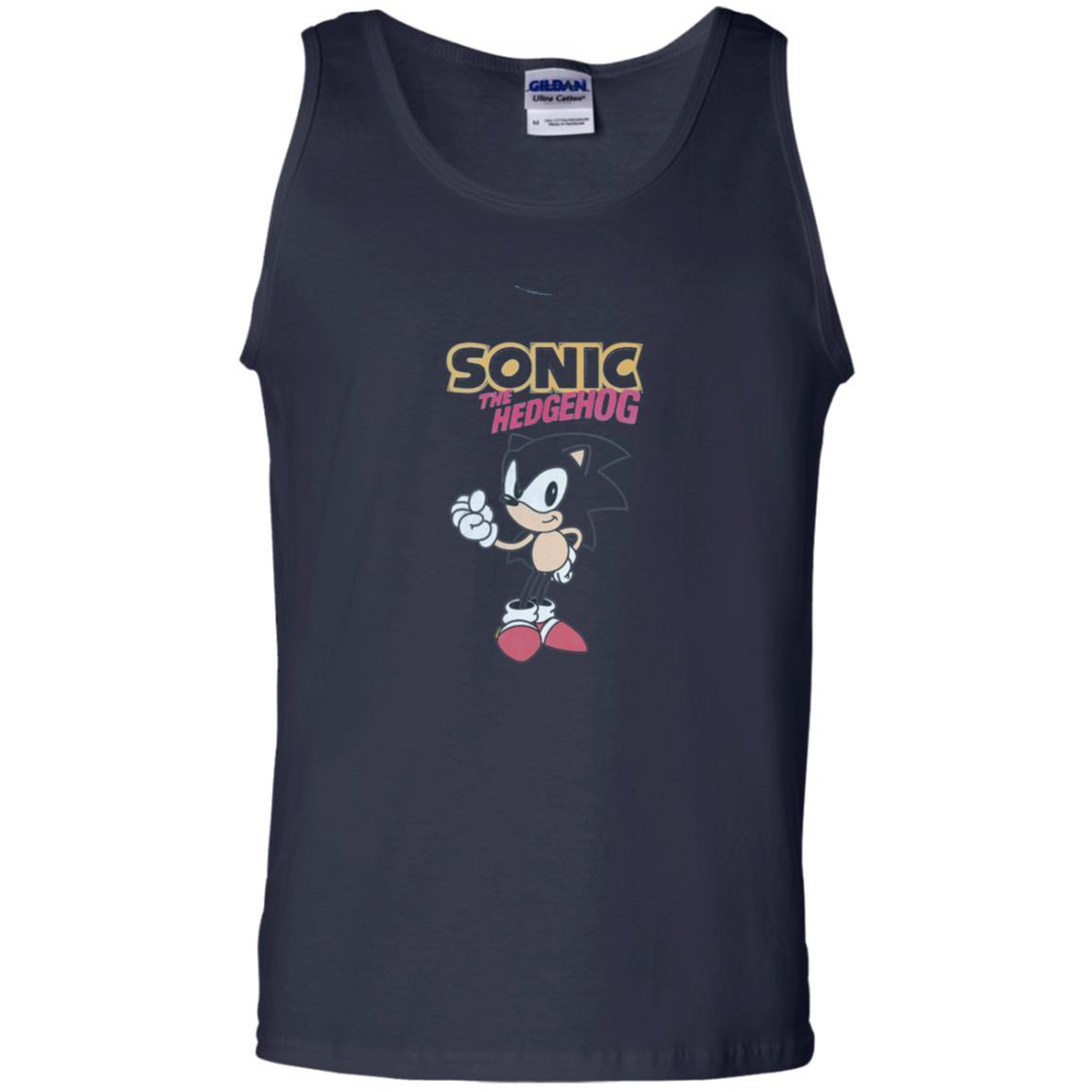 Movie T-Shirt Sonic The Hedgehog Navy