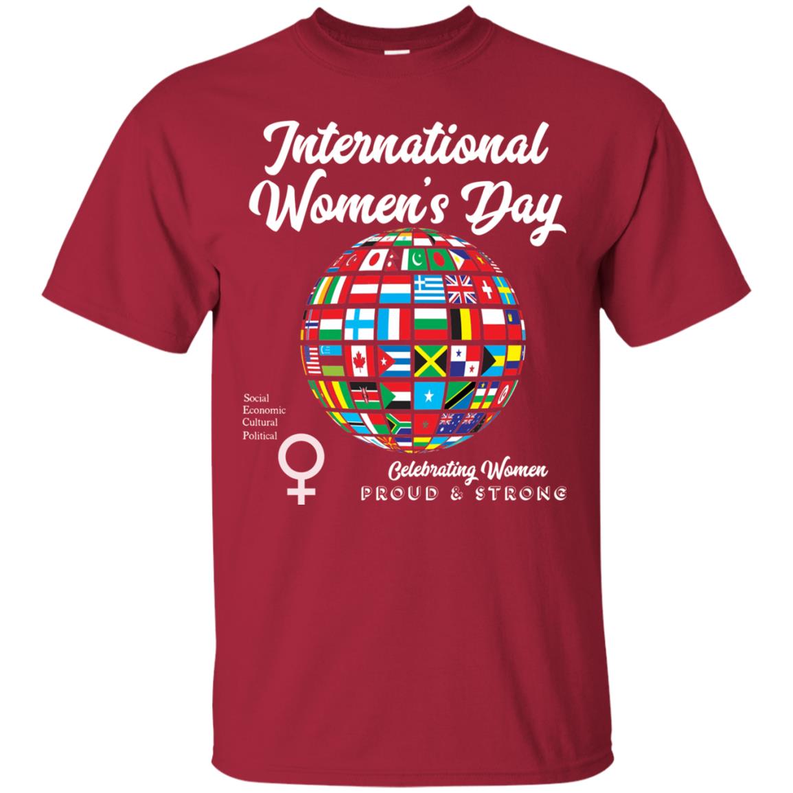 International Women_s Day T-shirt Cardinal