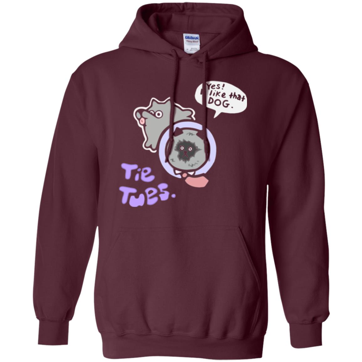 Yes I Like That Dog Tietuesday Dog Lover T-shirt Maroon