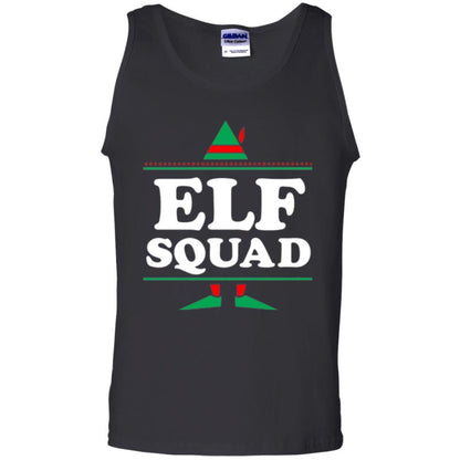 Christmas T-shirt Elf Squad Holiday Family Group Matching Black
