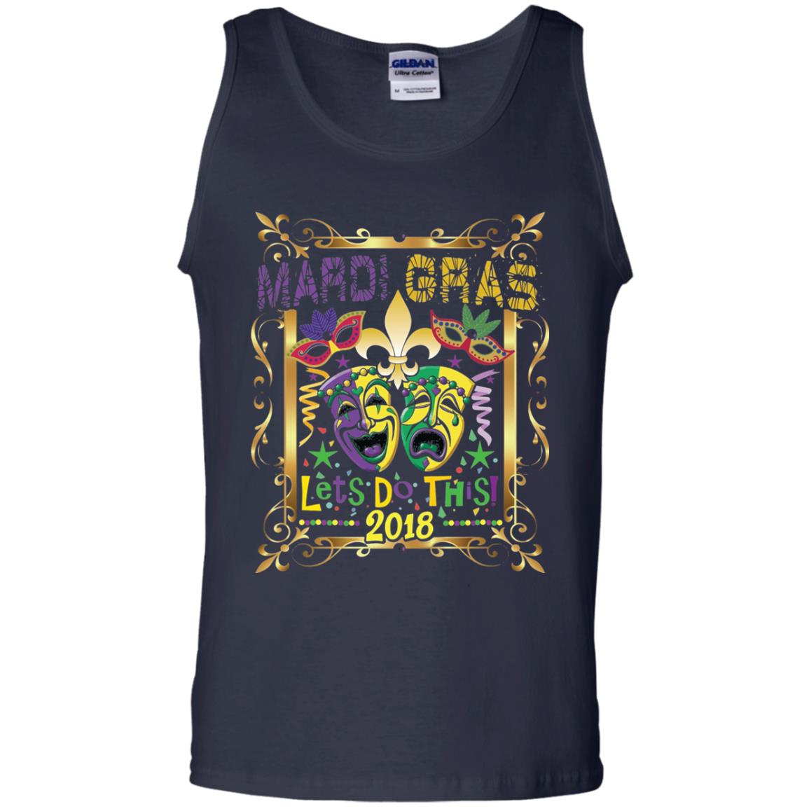 Fleur Symbol New Orleans Parade Mardi Gras T-shirt Navy