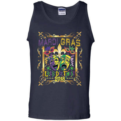 Fleur Symbol New Orleans Parade Mardi Gras T-shirt Navy