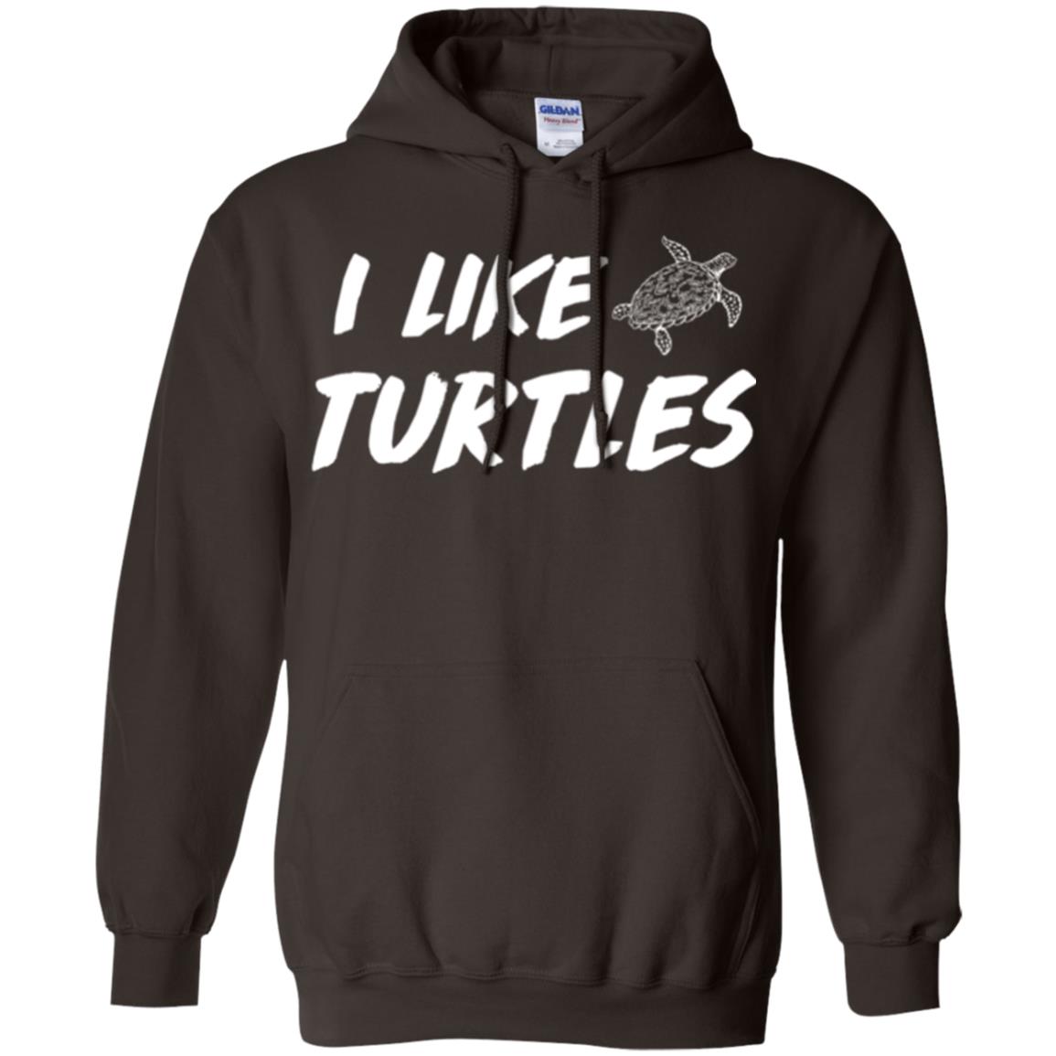 I Like Turtles T-shirt Dark Chocolate