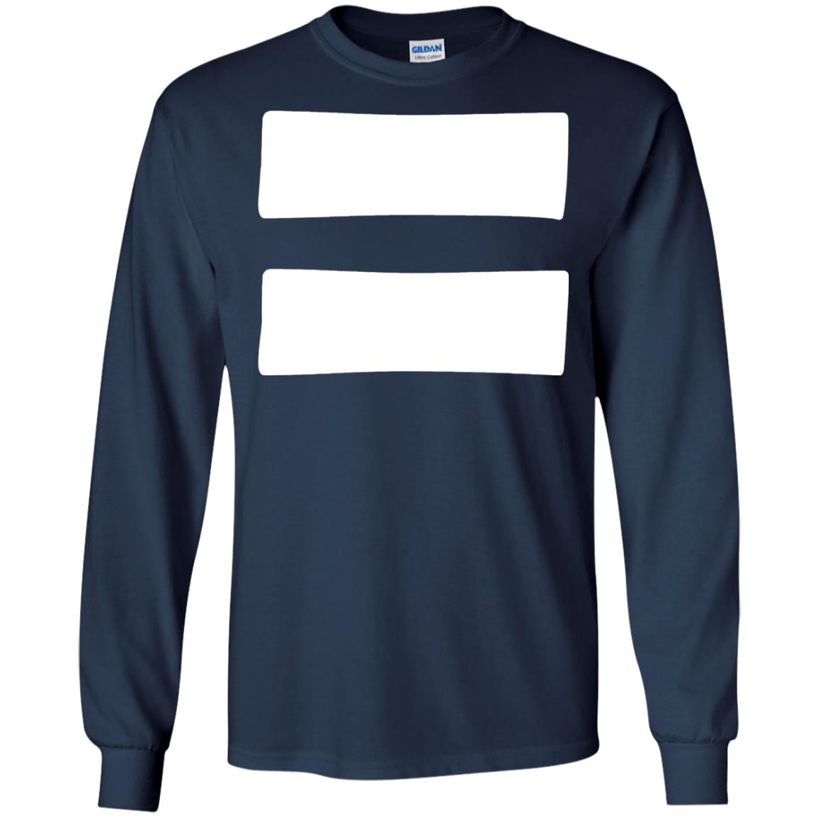 Equals Sign T-shirt Equality Symbol Feminism Navy