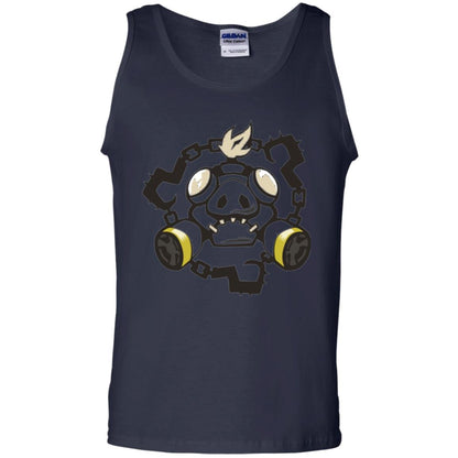 Overwatch Roadhog Chains Spray T-shirt Navy