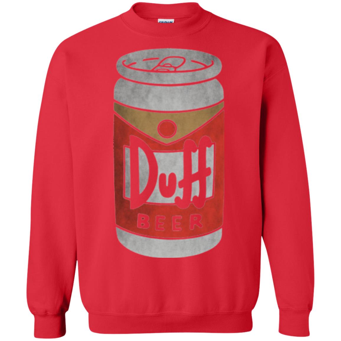 Beer Lovers T-shirt Duff Beer Red