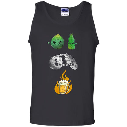 Beer Lover T-shirt Beer Fusion Flags Black