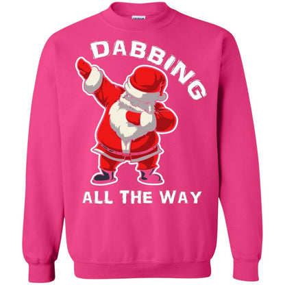 Chirstmas T-shirt Dabbing All The Way Heliconia