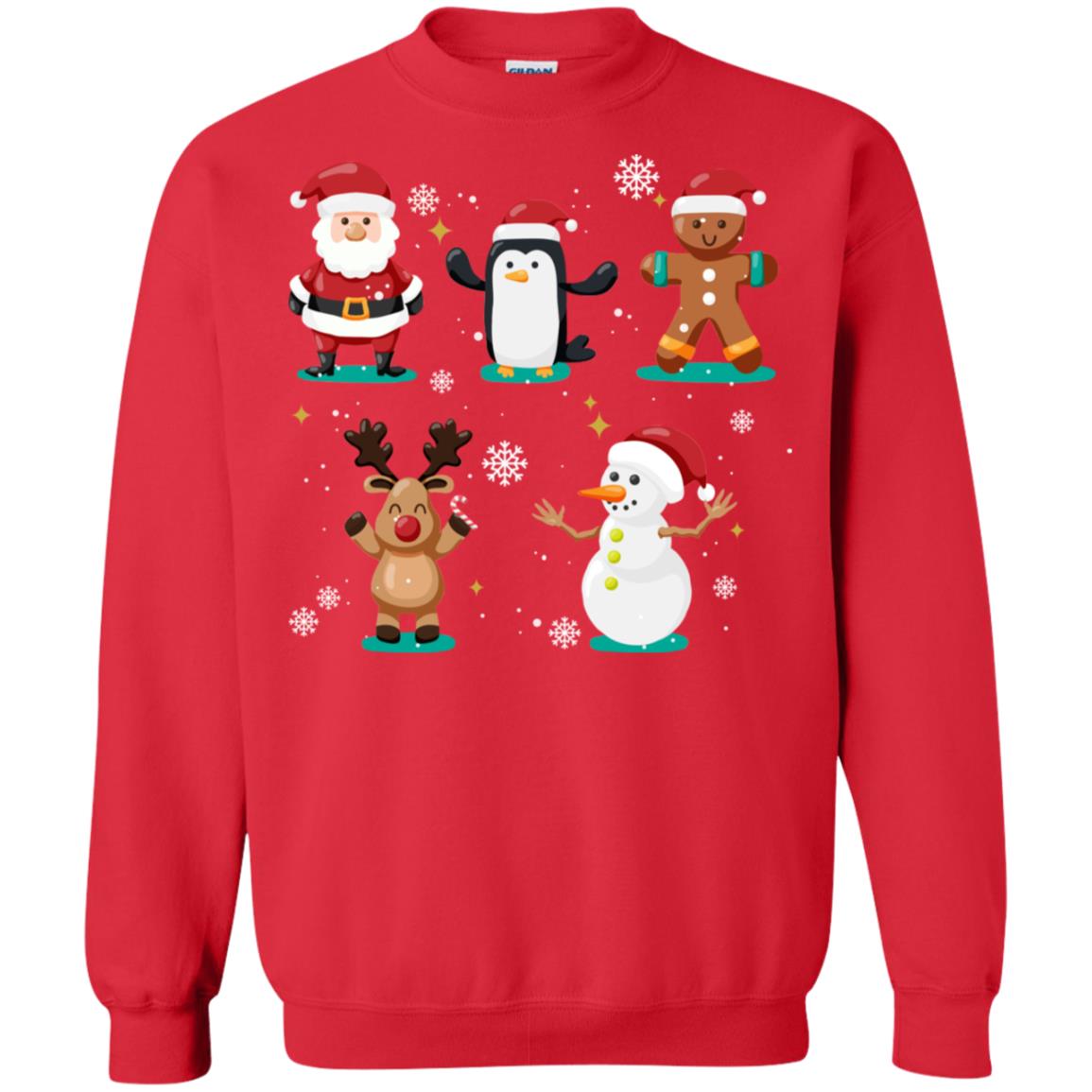 Christmas Character Ideas Gift Shirt Red