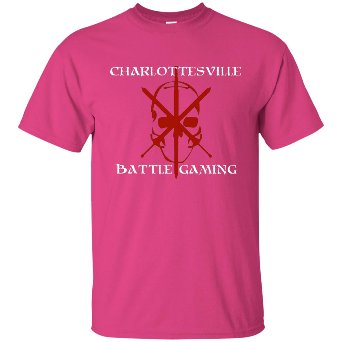 Charlottesville Battle Gaming Gamer T-shirt Heliconia