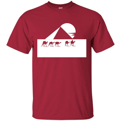 Egyptian Great Pyramid Of Giza T-shirt Cardinal