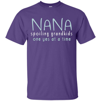 Nana Shirts Spoiling Grandkids One Yes At A Time Purple