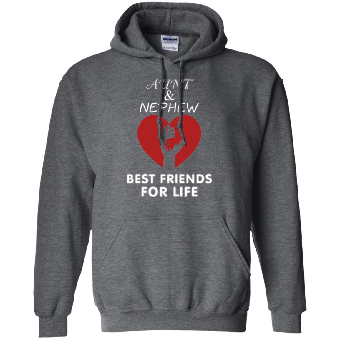 Family T-shirt Aunt And Nephew Best Friends For Life Dark Heather