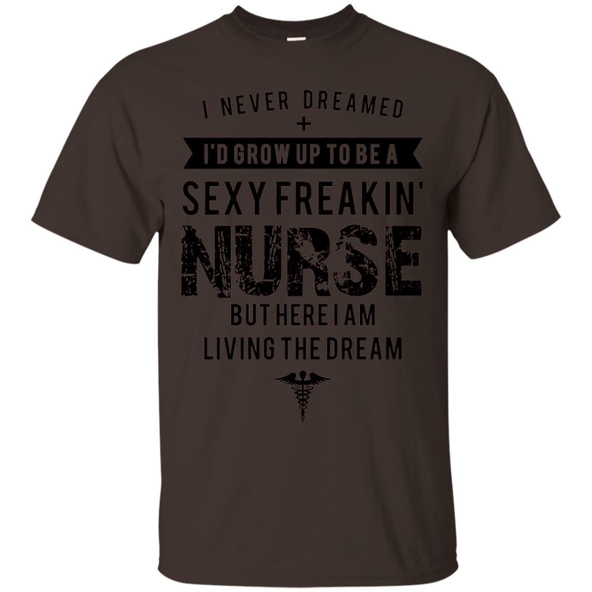 Sexy Nurse Nursing Ladies Shirt Dark Chocolate