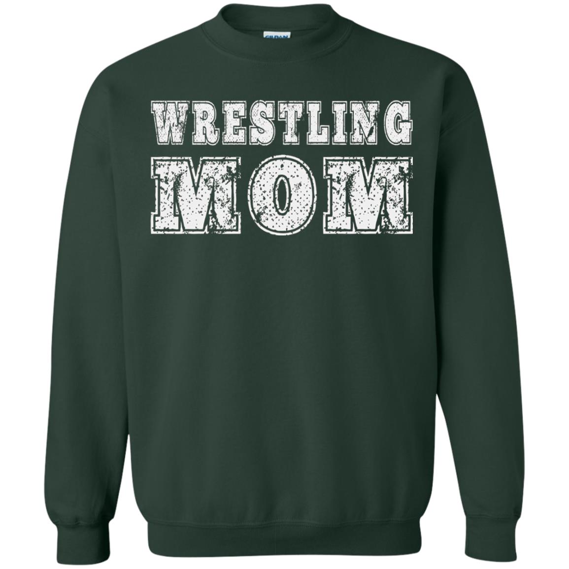 Wrestling Mom Mommy T-shirt Forest Green